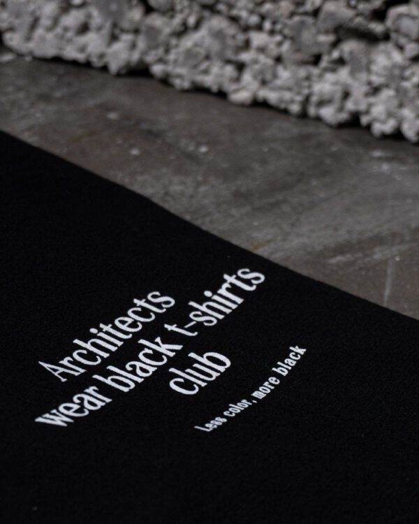 Architects wear black t-shirts club - Regular Fit